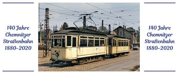 Tasse "140 Jahre Chemnitzer Straßenbahn 1880–2020"