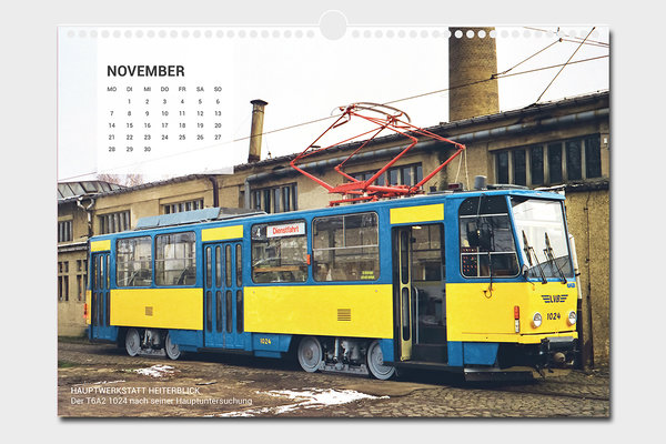 Kalender "Leipziger Tatrawagen in Werkstätten 2022"