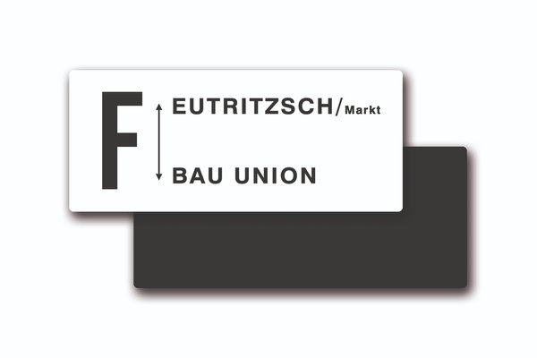Magnet "Linie F Eutritzsch/Markt–Bau Union #LVB"